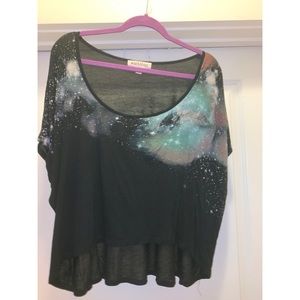 Galaxy crop top